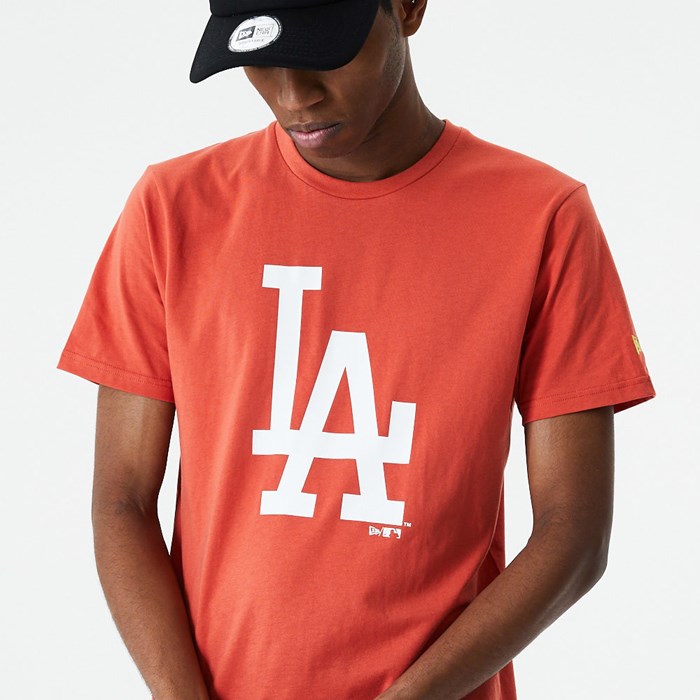 LA Dodgers Seasonal Team Miesten T-paita Punainen - New Era Vaatteet Finland FI-890174